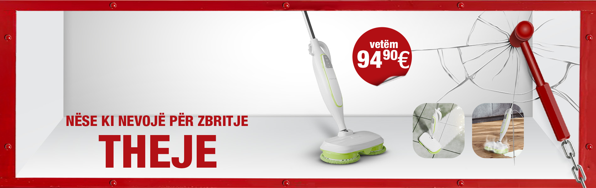 Shtupë me avull Nano 3në1