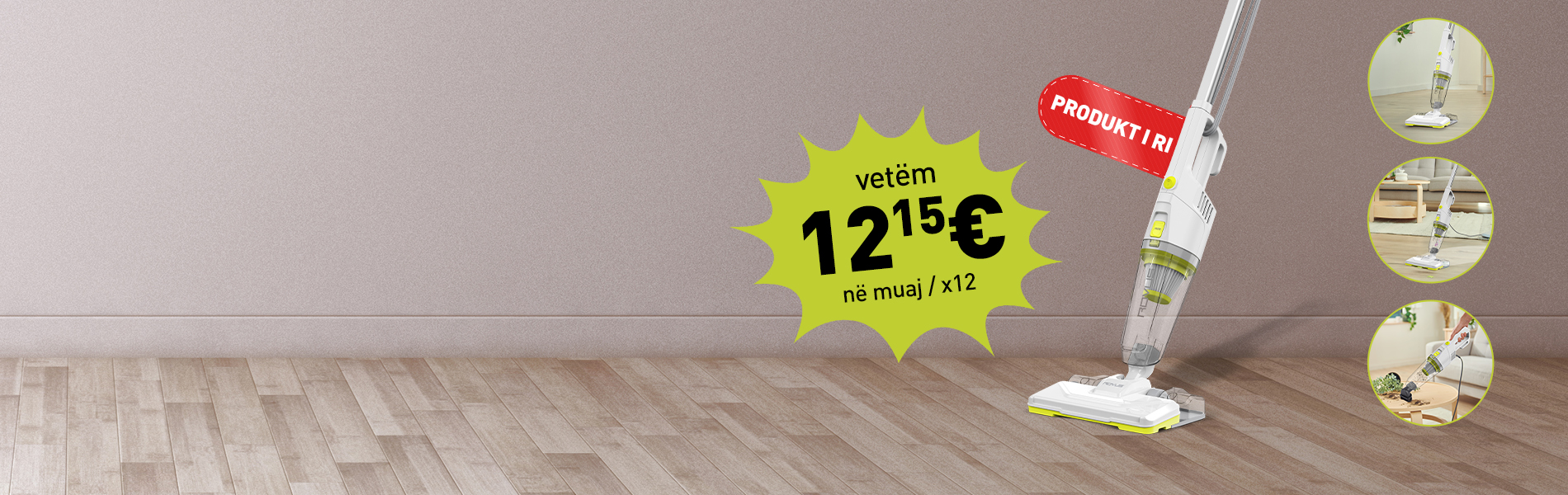 Fshesë Storm Vac & Mop